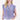 The model is wearing a sky-blue checkered blouse by Zusss, a soft checkered blouse.