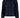 long-sleeve feather blouse | dark navy