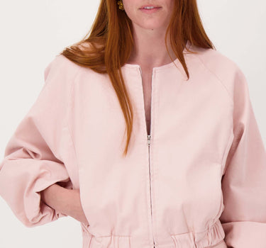 bomber jacket | light pink