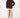 korte bubblecoat met teddy details | dark choco