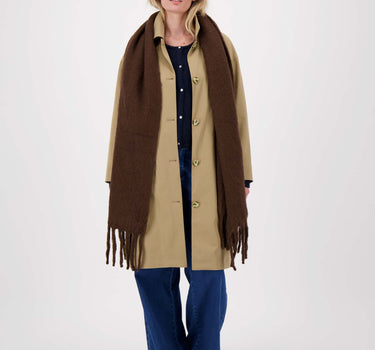 lange parka jas | camel