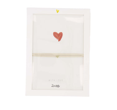 immitatie suede armband met hart | kit