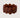 armband van kralen elastiek | mid brown