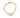 armband met grove schakel | gold