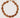 platte kralen ketting | warm camel