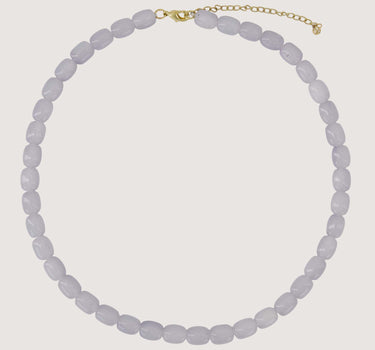 smalle kralen ketting | sky blue
