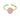 ring met steen verstelbaar | crispy pink