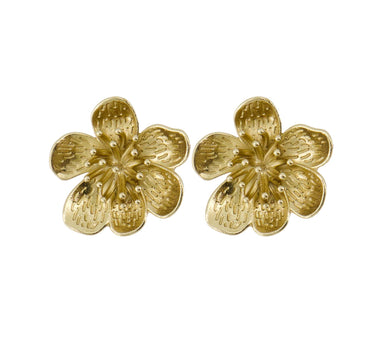 oorstekers bloem klein | gold