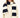 streep sjaal blokstreep | off white / dark navy