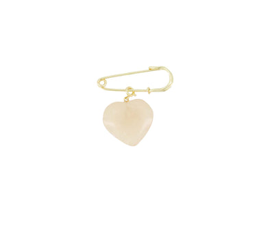 heart charm | grey oyster