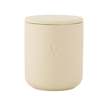 geurkaars keramiek hartje | sand