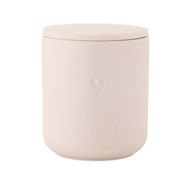 geurkaars keramiek hartje | light pink