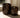 Ceramic scented candle in a "Love" box | dark brown