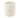 geurkaars keramiek mat cozy | white / gold