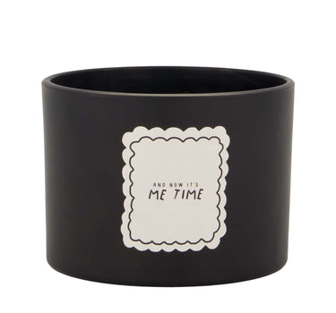 Duftkerze im Glas „Me Time“ in Anthrazitgrau | anthracite grey