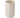 tafelvaasje keramiek ribbel parelmoer | white / gold