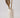 tafelvaasje keramiek ribbel parelmoer | white / gold
