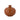"Terra" terracotta heart-shaped vase by Zusss, round spherical shape with a narrow neck.