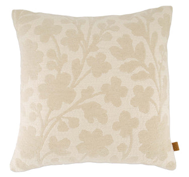 kussen bloemen 45x45cm | off white