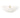 diep bord hartje wit/goud | white / gold