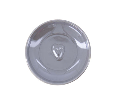 Mother-of-pearl heart-shaped dip dish | ash blue