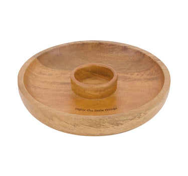 Tapas-Schale aus Holz „Enjoy Natural“ | naturfarben