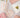 koffiemok streep hartje | wit / roze / rood