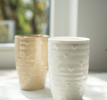 mok L hartjes | white