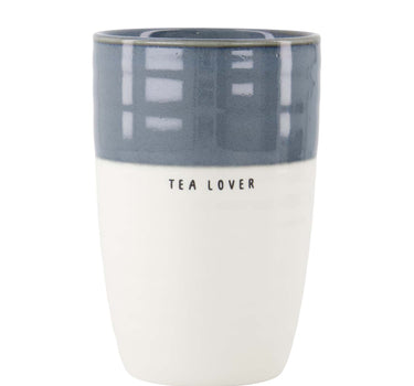 mok L tea lover | white / blue