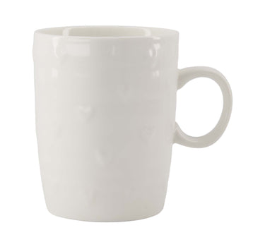 Heart-shaped tea mug | white
