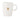 Heart-Shaped Tea Mug | white / gold