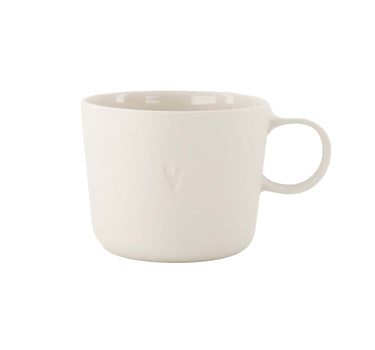 cappuccino mok hartje | sand