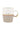 Tea Time Teacup | White / Dark Sand