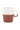 Cozy Teacup | White / Dark Red