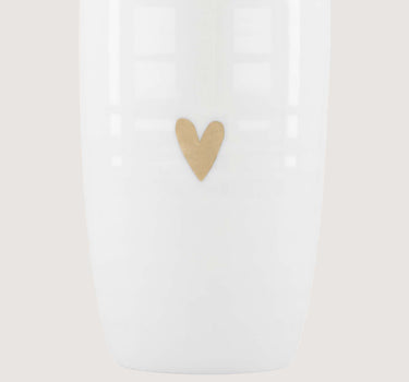 mok L goud hartje | white