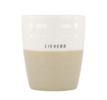 "Sweetheart" Coffee Mug | White / Sand