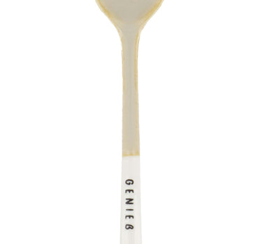 Lepeltje Genieß | white / sand