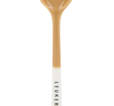 Cute Little Spoon | White / Camel