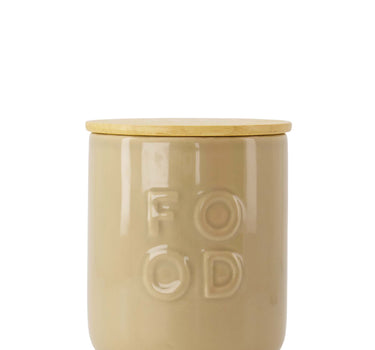 voorraadpot keramiek met deksel food | sand