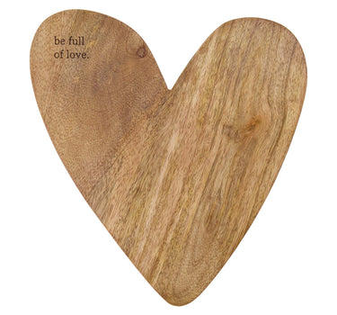 snack board heart | natural