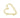 servethouder metaal hartvorm | gold