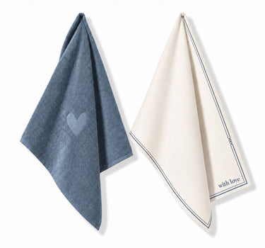 kitchen set with love | white / ash blue
