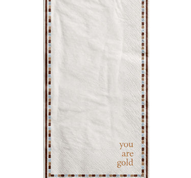 "You Are Gold" Rectangular Napkins | Multicolor