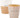 set van 2 koffiemokken Happy Home & Leukerd - Keramieken mokken - Crème/wit/camel - 225ml