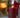 Scented candle in a glass jar in a box, "Lieverd" white/dark red | white / dark red