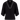 V-neck woven top with zigzag detail | black by Zusss, loose-fitting black top with white zigzag detailing along the V-neck.