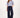 top met ballon mouw in streep | summer navy / off white