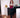 broek met plooien | black