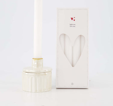 Set - Kandelaar met kaarsen