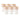 mok L enjoy set van 6 - wit/roze